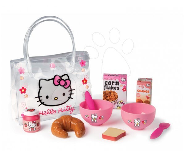Smoby gyermek reggeliző szett Hello Kitty 24353 rózsaszín gyerek játék webáruház - játék rendelés online Játékkonyhák | Játékkonyha kiegészítők és edények