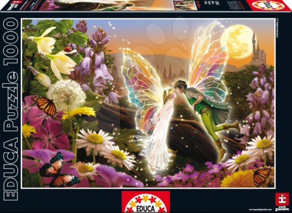 Educa Puzzle The Kiss 1000 db 12733 színes gyerek játék webáruház - játék rendelés online Puzzle és társasjátékok | Puzzle | 1000 darabos puzzle