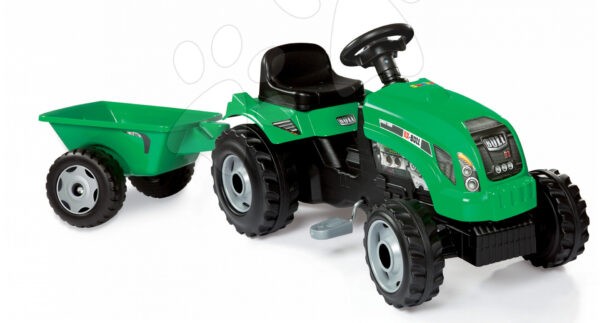 Smoby gyerek traktor RX Bull 33329 zöld gyerek játék webáruház - játék rendelés online Járművek gyerekeknek | Gyermekjárművek | Pedálos gyermekjárművek