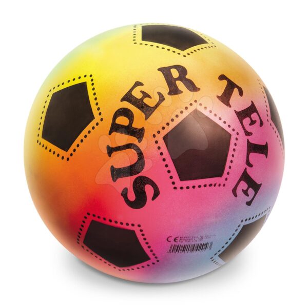 Focilabda szivárványos BioBalls Supertele Mondo gumiból 23 cm gyerek játék webáruház - játék rendelés online Kerti játékok  | Sport és kerti játékok | Labdák | Sportlabdák