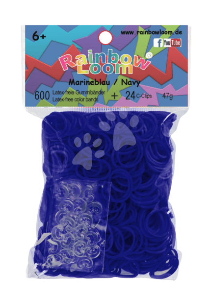 Rainbow Loom gyerek áttetsző gumik 22130 tengerkék gyerek játék webáruház - játék rendelés online Kreatív és didaktikus játékok | Loom Bands gumik | Rainbow Loom | Rainbow Loom átlátszó gumik