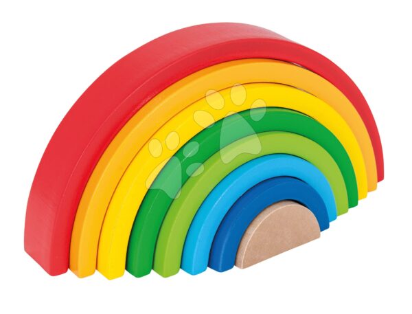 Fa kirakós Szivárvány Rainbow Eichhorn 8 darabos 12 hó-tól gyerek játék webáruház - játék rendelés online Fa gyerekjátékok | Fa oktatójátékok