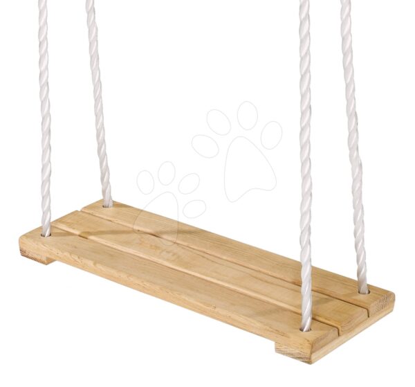 Fa laphinta Plank Swing Outdoor Eichhorn natúr 140-210 cm hosszú 40*14 cm és 60 kg teherbirás 3 évtől gyerek játék webáruház - játék rendelés online Kerti játékok  | Hinták | Gyerekhinták