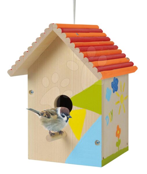 Fa madáretető Outdoor Birdhouse Eichhorn Rakd össze és fesd ki - ecsettel és festékekkel 6 évtől gyerek játék webáruház - játék rendelés online Fa gyerekjátékok | Fa gyerekbútor