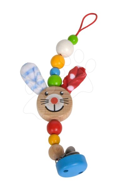 Fa cumitartó lánc Rabbit Baby Eichhorn 27 cm fülekkel és golyókkal 0 hó-tól gyerek játék webáruház - játék rendelés online Babakellékek | Babaetetés és szoptatás | Cumik | Cumitartók és cumiláncok