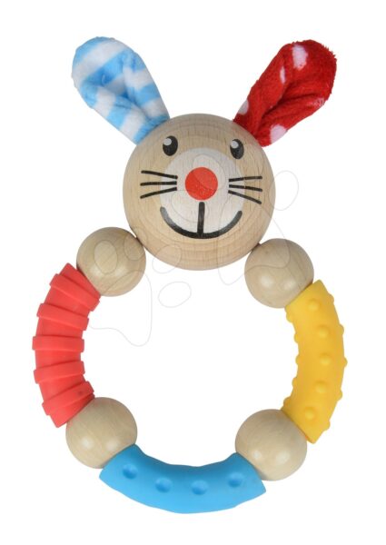 Fa csörgő Rabbit Beads Baby Eichhorn nyuszi 3 hó-tól gyerek játék webáruház - játék rendelés online Bébijátékok | Csörgők és rágókák