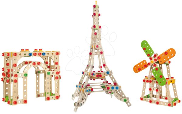 Fa építőjáték Eiffel-torony Constructor Eiffel Tower Eichhorn 3 modell (Eiffel-torony