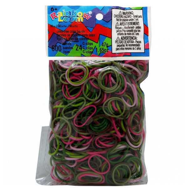 Rainbow Loom gumik gyerekeknek terepszínű mix 05622 gyerek játék webáruház - játék rendelés online Kreatív és didaktikus játékok | Loom Bands gumik | Rainbow Loom | Rainbow Loom gumi mix