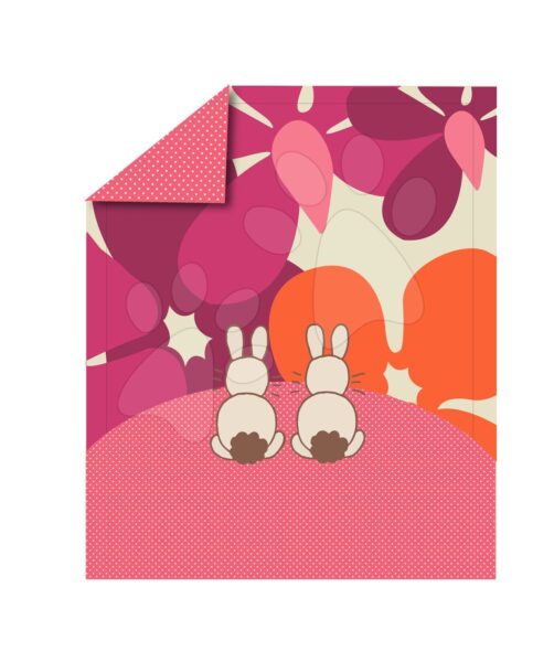 Babatakaró Sateen Rabbits toTs smarTrike Nyuszi 100 % pamut szatén 110102 rózsaszín gyerek játék webáruház - játék rendelés online Babakellékek | Babaszoba és alvás  | Babaplédek