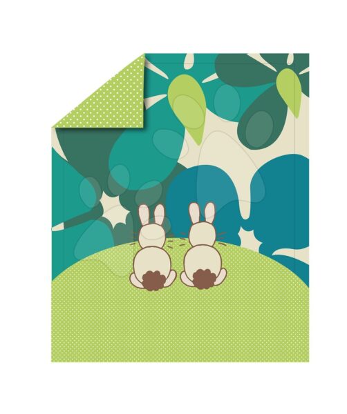 Babatakaró Sateen Rabbits toTs smarTrike Nyuszi 100 % pamut szatén 110103 zöld gyerek játék webáruház - játék rendelés online Babakellékek | Babaszoba és alvás  | Babaplédek