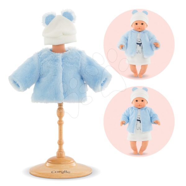 Kabát Coat Winter Sparkle Corolle 30 cm játékbabára 18 hó-tól gyerek játék webáruház - játék rendelés online Játékbabák gyerekeknek | Játékbaba ruhák