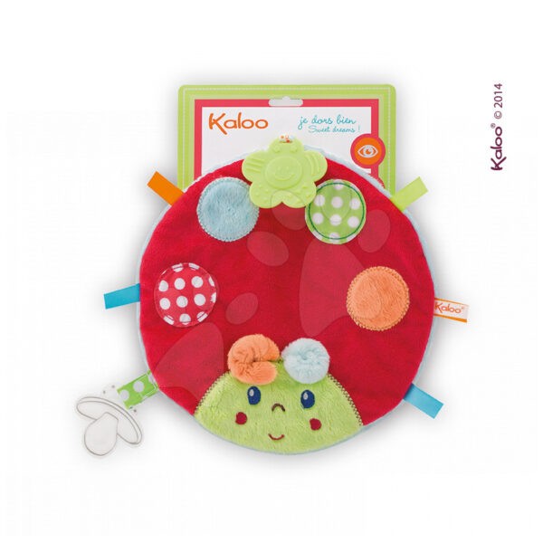 Kaloo plüss katicabogár Colors-My Sweet Doudou Ladybug 963334 piros gyerek játék webáruház - játék rendelés online Bébijátékok | Csörgők és rágókák