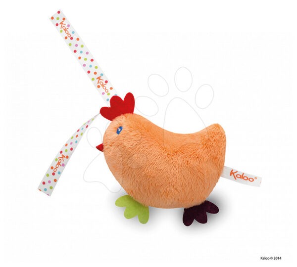Kaloo plüss kiscsibe 963300-3 narancssárga gyerek játék webáruház - játék rendelés online Bébijátékok | Kiságy játékok  | Játékok kiságy fölé
