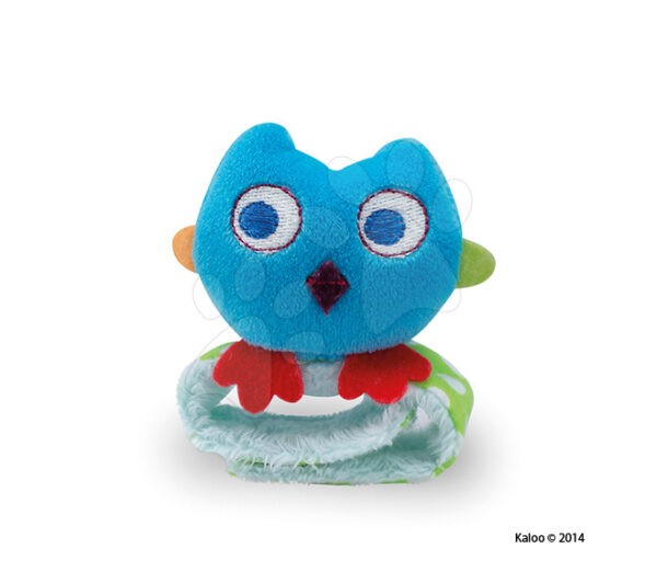 Kaloo plüss csörgő bagoly Colors-Rattle Bracelets 963322-4 kék gyerek játék webáruház - játék rendelés online Bébijátékok | Csörgők és rágókák