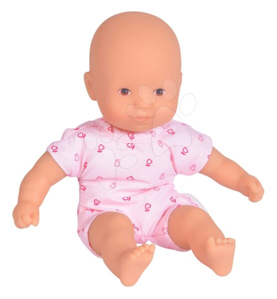 Játékbaba Mini Calin Pink Corolle barna szemekkel rózsaszín mintás ruhácskában 20 cm 18 hó-tól gyerek játék webáruház - játék rendelés online Játékbabák gyerekeknek | Játékbabák kislányoknak | Játékbabák 18 hónapos kortól