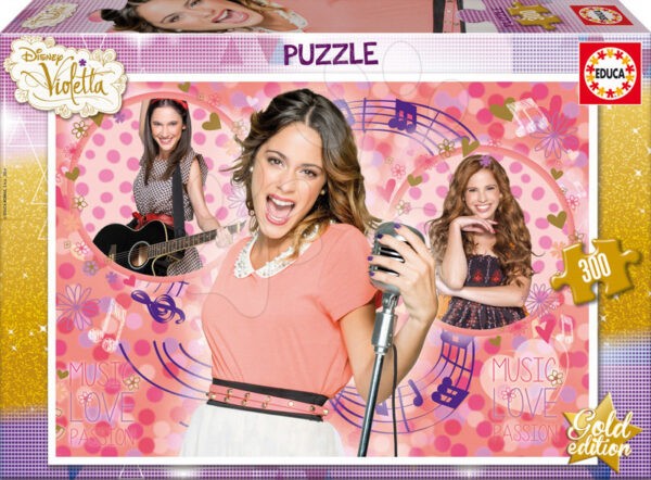 Gyerek puzzle Violetta Arany kiadás Educa 16367 gyerek játék webáruház - játék rendelés online Puzzle és társasjátékok | Gyerek puzzle | Gyerek puzzle 100-300 darabos