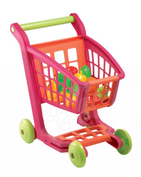 Écoiffier gyerek bevásárlókocsi Bubble Cook 1225 rózsaszín-narancssárga gyerek játék webáruház - játék rendelés online Szerepjátékok | Szupermarketek | Szupermarketek gyerekeknek