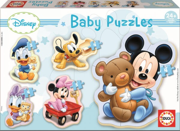 Educa gyerek puzzle Baby Mickey 13813 gyerek játék webáruház - játék rendelés online Bébijátékok | Érzékek és motorika fejlesztése   | Bébi puzzle