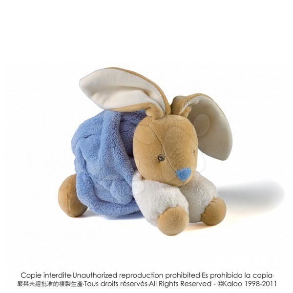 Kaloo plüss nyuszi Plume-Indigo Rabbit 969470 kék gyerek játék webáruház - játék rendelés online Legkisebbeknek