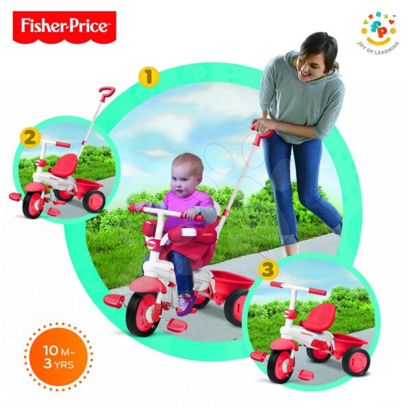 smarTrike gyerek tricikli Fisher-Price 1460333 Classic Red gyerek játék webáruház - játék rendelés online Tricikli | Triciklik 10 hónapos kortól