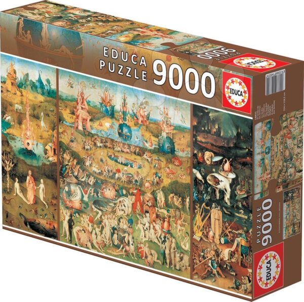 Educa Puzzle Földi örömök kertje - Hieronymus Bosch 9 000 db 14831 színes gyerek játék webáruház - játék rendelés online Puzzle és társasjátékok | Puzzle | 9000 - 42 000 darabos puzzle