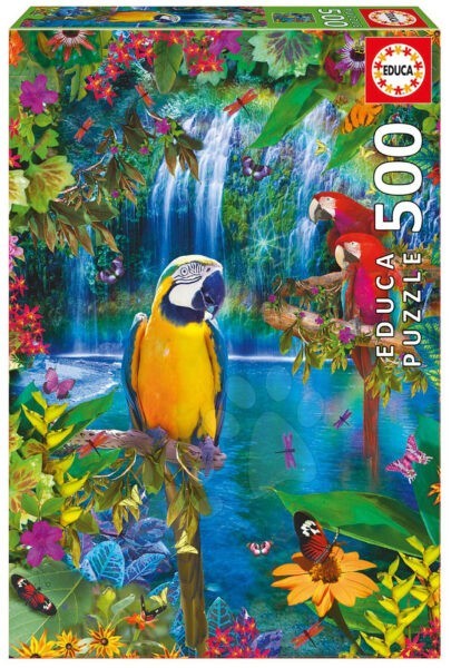 Educa Puzzle Genuine Bird Tropical Land 500 db 15512 színes gyerek játék webáruház - játék rendelés online Puzzle és társasjátékok | Puzzle | 500 darabos puzzle