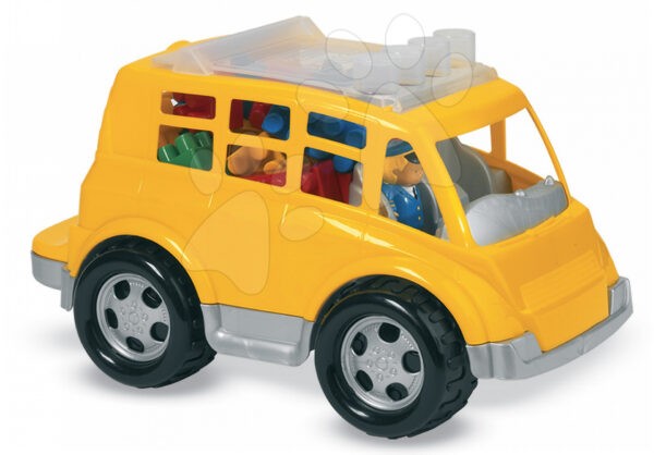Écoiffier műanyag autóbusz építőkockákkal Abrick 1583 sárga gyerek játék webáruház - játék rendelés online Építőjátékok | Abrick építőkockák