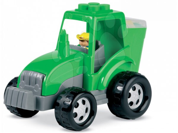 Écoiffier műanyag traktor építőjátékkal Abrick 1584 zöld vagy piros gyerek játék webáruház - játék rendelés online Építőjátékok | Abrick építőkockák