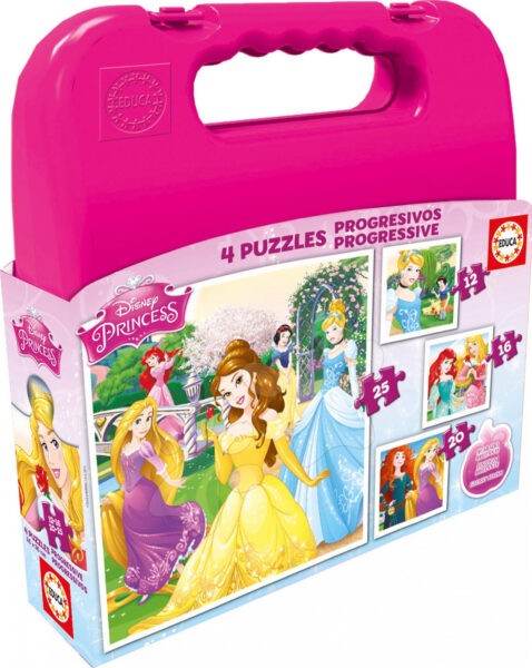Gyerek puzzle Disney Hercegnők Educa progresszív 25-20-16-12 db 16508 gyerek játék webáruház - játék rendelés online Puzzle és társasjátékok | Gyerek puzzle | Progresszív gyerek puzzle