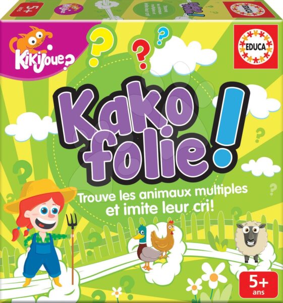Educa társasjáték Kako folie! francia nyelven 16680 gyerek játék webáruház - játék rendelés online Puzzle és társasjátékok | Társasjátékok | Idegennyelvű társasjátékok