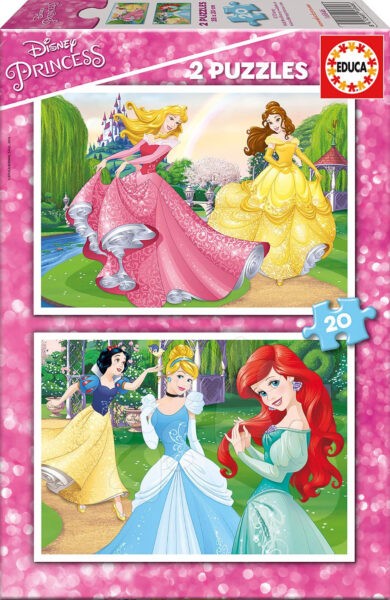 Gyerek puzzle Disney Hercegnők Educa 2x20 db 16846 gyerek játék webáruház - játék rendelés online Puzzle és társasjátékok | Gyerek puzzle | Gyerek puzzle 8 - 99 darabos