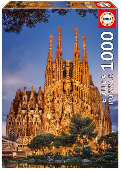 Puzzle Genuine Sagrada Familia Educa 1000 darabos 11 évtől gyerek játék webáruház - játék rendelés online Puzzle és társasjátékok | Puzzle | 1000 darabos puzzle