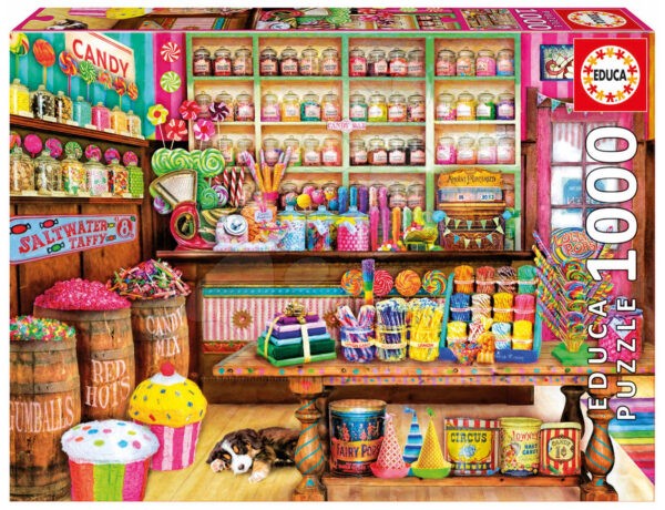 Educa puzzle Genuine Candy Shop 1000 részes 17104 gyerek játék webáruház - játék rendelés online Puzzle és társasjátékok | Puzzle | 1000 darabos puzzle