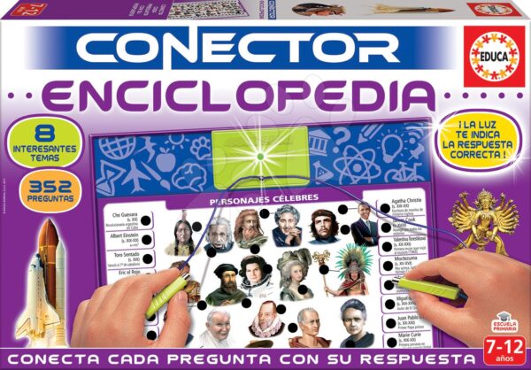 Társasjáték Conector Enciclopedia Educa spanyol nyelvű 352 kérdés 7-12 korosztálynak gyerek játék webáruház - játék rendelés online Puzzle és társasjátékok | Társasjátékok | Idegennyelvű társasjátékok
