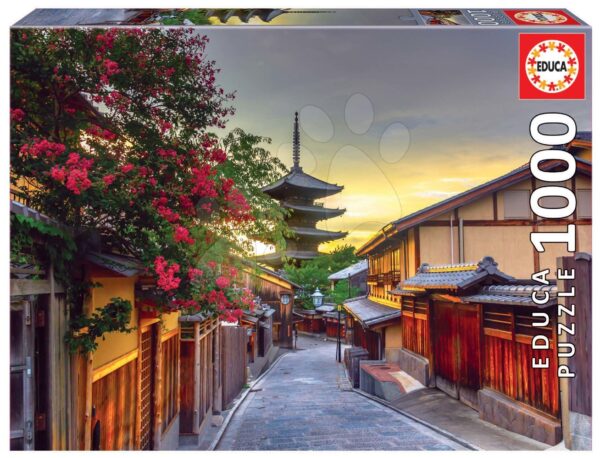 Educa puzzle Yasaka Pagoda Kyoto Japan 1000 darabos és fix ragasztó 17969 gyerek játék webáruház - játék rendelés online Puzzle és társasjátékok | Puzzle | 1000 darabos puzzle