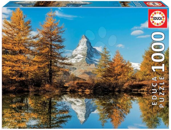 Educa puzzle Matterhorn Mountain in Autumn 1000 darabos és fix ragasztó 17973 gyerek játék webáruház - játék rendelés online Puzzle és társasjátékok | Puzzle | 1000 darabos puzzle