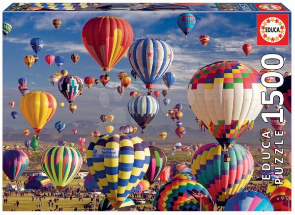 Educa puzzle Hot Air Balloons 1500 darabos és fix ragasztó 17977 gyerek játék webáruház - játék rendelés online Puzzle és társasjátékok | Puzzle | 1500 darabos puzzle