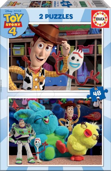 Puzzle Toy Story 4 Educa 2x48 darabos 4 évtől gyerek játék webáruház - játék rendelés online Puzzle és társasjátékok | Gyerek puzzle | Gyerek puzzle 8 - 99 darabos