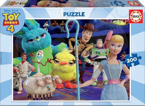 Puzzle Toy Story 4 Educa 200 darabos 8 évtől gyerek játék webáruház - játék rendelés online Puzzle és társasjátékok | Gyerek puzzle | Gyerek puzzle 100-300 darabos