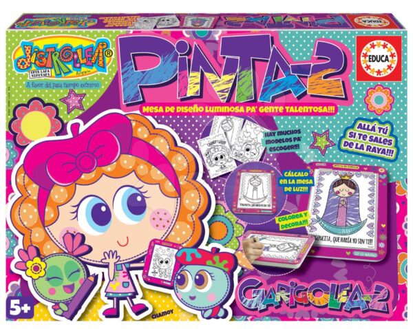 Kreatív rajzkészlet Pinta-2 Educa rajzvázlatokkal és táblagéppel 5 évtől spanyol gyerek játék webáruház - játék rendelés online Kreatív és didaktikus játékok | Rajzolás és festés