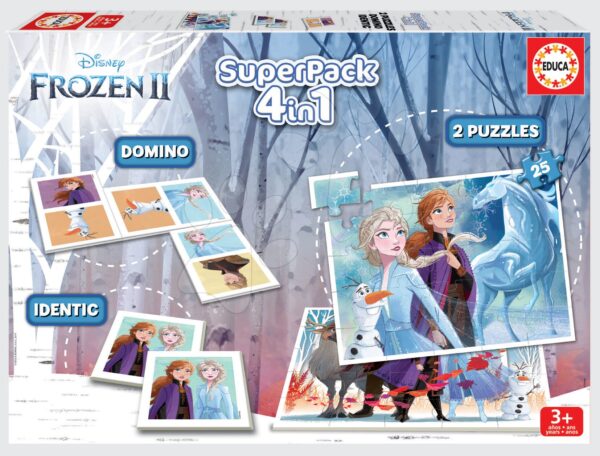Superpack 4in1 Frozen 2 Disney Educa puzzle