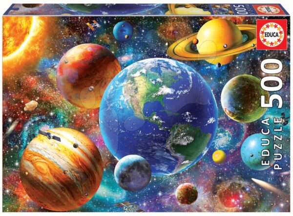 Puzzle Solar System Educa 500 darabos és Fix puzzle ragasztó 11 évtől gyerek játék webáruház - játék rendelés online Puzzle és társasjátékok | Puzzle | 500 darabos puzzle