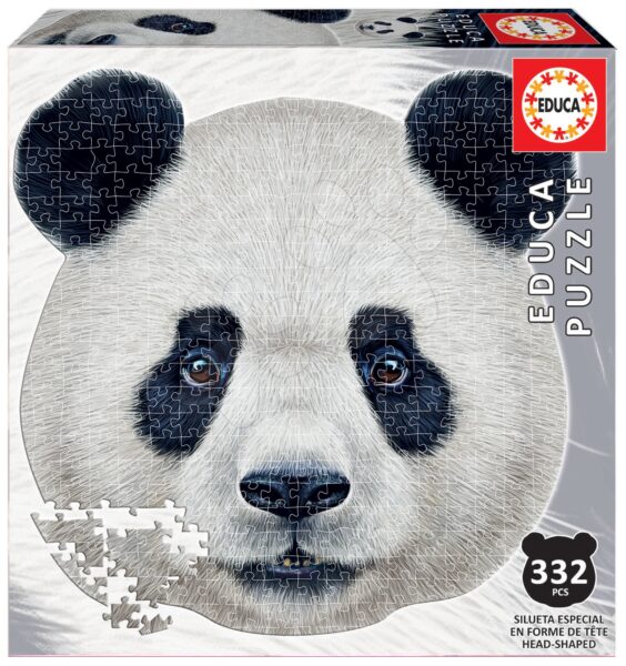 Puzzle Panda face shape Educa 332 darabos és Fix ragasztó 11 évtől gyerek játék webáruház - játék rendelés online Puzzle és társasjátékok | Puzzle | 500 darabos puzzle