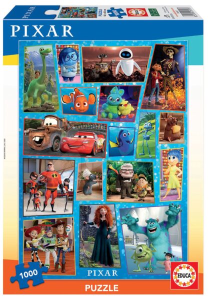 Puzzle Pixar Disney Educa 1000 darabos és Fix ragasztó 11 évtől gyerek játék webáruház - játék rendelés online Puzzle és társasjátékok | Puzzle | 1000 darabos puzzle