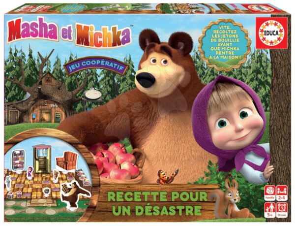 Társasjáték Mása és a medve Educa 5 évtől - francia nyelvű gyerek játék webáruház - játék rendelés online Puzzle és társasjátékok | Társasjátékok | Idegennyelvű társasjátékok