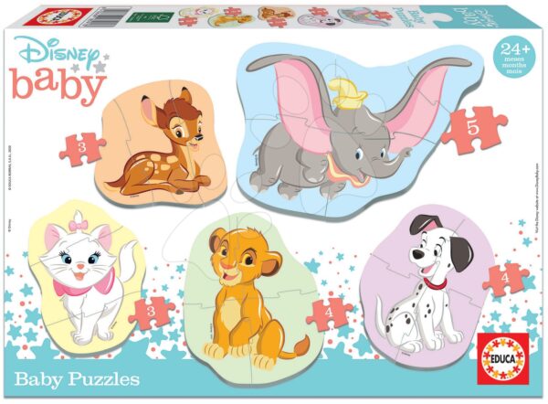 Puzzle legkisebbeknek Baby 5 Disney mesék Educa 24 hó-tól gyerek játék webáruház - játék rendelés online Bébijátékok | Érzékek és motorika fejlesztése   | Bébi puzzle