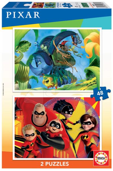 Puzzle Pixar Disney Educa 2x48 darabos 4 évtől gyerek játék webáruház - játék rendelés online Puzzle és társasjátékok | Gyerek puzzle | Gyerek puzzle 8 - 99 darabos