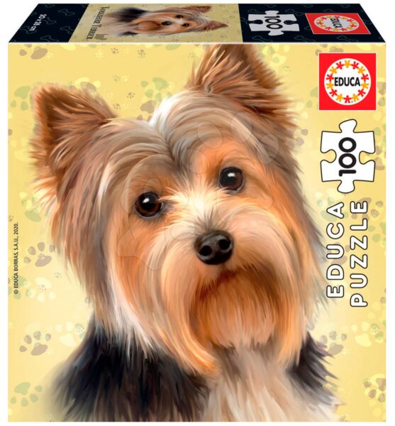 Puzzle Mini Box Yorkshire Terrier Educa 100 darabos 6 évtől gyerek játék webáruház - játék rendelés online Puzzle és társasjátékok | Gyerek puzzle | Gyerek puzzle 100-300 darabos