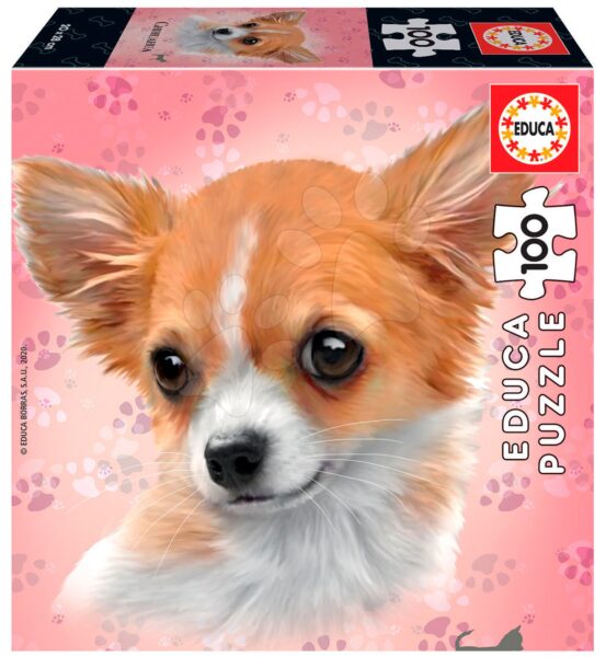 Puzzle Mini Box Chihuahua Educa 100 darabos 6 évtől gyerek játék webáruház - játék rendelés online Puzzle és társasjátékok | Gyerek puzzle | Gyerek puzzle 100-300 darabos