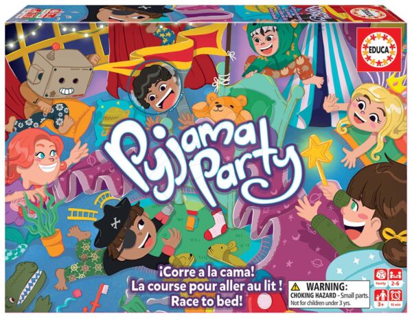 Társasjáték gyerekeknek Pyjama Party Educa angolul Irány az ágy! 3 évtől gyerek játék webáruház - játék rendelés online Puzzle és társasjátékok | Társasjátékok | Idegennyelvű társasjátékok